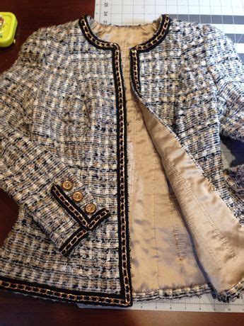 chanel jacke quilten|Chanel style sewing pattern.